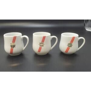 3 TWA ROYAL AMBASSADOR COFFEE ESPRESSO CUPS BEAUTIFUL CONDITION. LOOK!!!